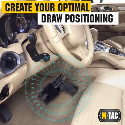 M-Tac Tactical EDC Bundle: Elite Sling Bag & Concealed Carry Holster in Black