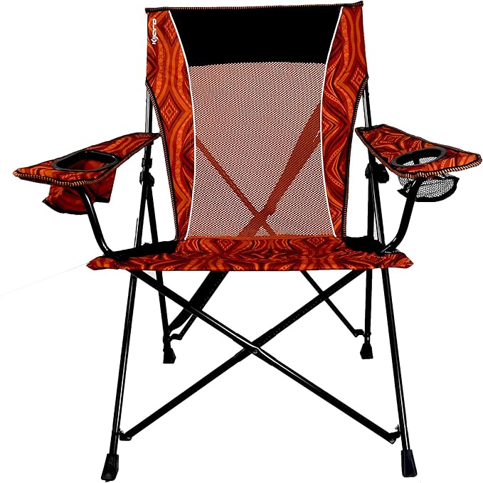 Kijaro Enjoy Versatile Folding Sports, Outdoor Chair & Lawn Chair, Dual Lock Feature, Destination Print - Victoria Desert ...