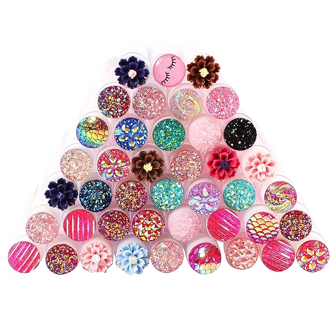 60 Pcs Colorful Lash Disposable Mascara Brushes Diamond Eyelash Spoolies Makeup Brush Mascara Wand in Sanitary Tube Lash S...