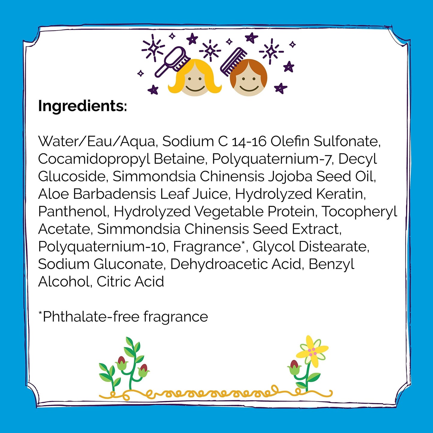 Fairy Tales Tangle Tamer Detangling Shampoo for Kids - Ultra Moisturizing and Anti Frizz Protection - Paraben Free, Sulfate Free
