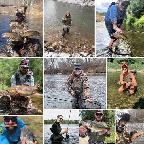 Aventik Heritage Fly Fishing Rod - American Quality and Simplicity - 4 Pieces 9FT IM8 Carbon Blank Classic Forgiving Medium Fast Action Fly Rod (9'0'' LW7)