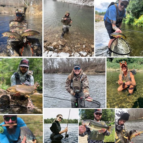 Aventik Heritage Fly Fishing Rod - American Quality and Simplicity - 4 Pieces 9FT IM8 Carbon Blank Classic Forgiving Medium Fast Action Fly Rod (9'0'' LW8)