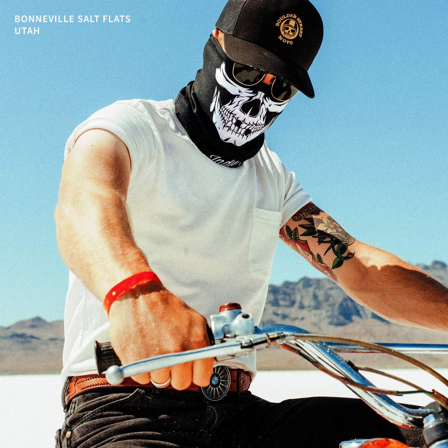 Indie Ridge Skull Motorcycle Face Mask - Motorcycle Ski Snowboard Winter Face Mask