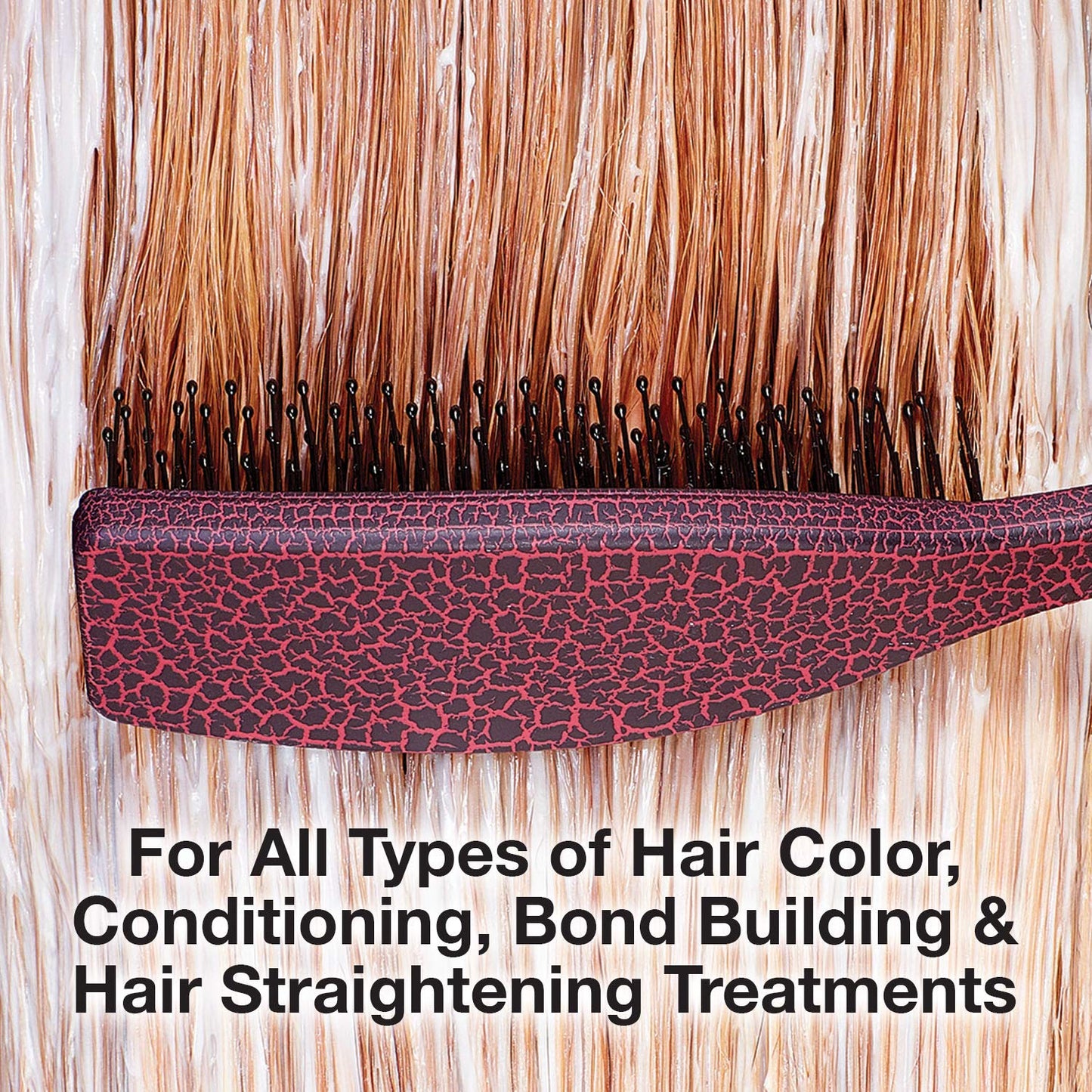 Olivia Garden iBlend Hair Brush For Color & Treatments IB-1 (Red)