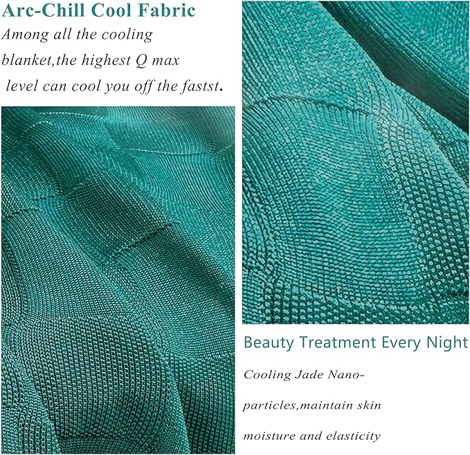 AmyHomie Cooling Blanket,90"x108"King Size,Summer Blankets with Double Sided Cold Effect, Arc-Chill Q-Max>0.5 Cool Fiber, Breathable Lightweight Blankets for Hot Sleepers Night Sweats