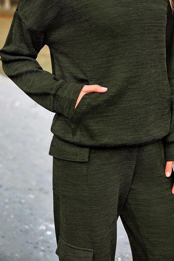 PRETTYGARDEN 2 Piece Sets for Women Fall 2026 Sweatsuits Outfits Lounge Matching Hoodie Set Travel Track Suits Winter Clothes