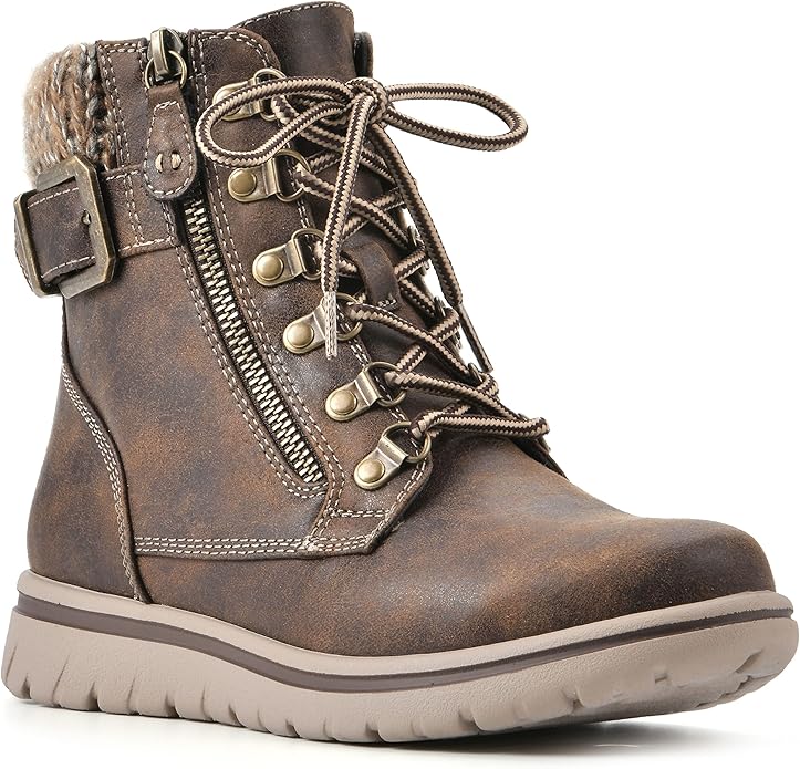 CLIFFS BY WHITE MOUNTAIN Women's Hearty Cushioned Hiker Ankle Boots