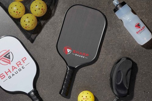 Carbon Fiber Pickleball Paddle, USA Pickleball Approved, Raw Surface with 13mm Core, Perforated Grip