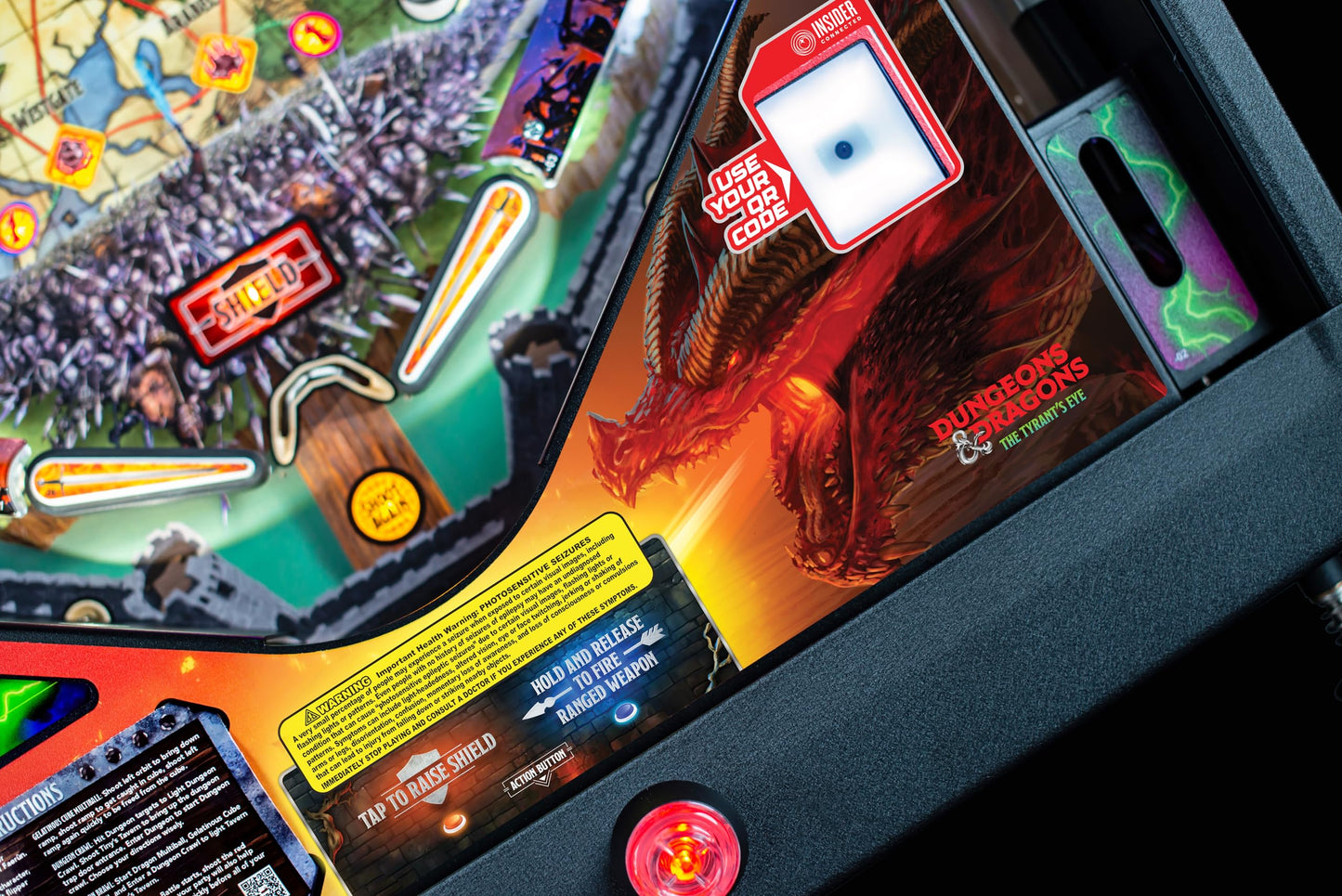 Stern Pinball Dungeons & Dragons with Insider Connected, Premium Edition Arcade Pinball Machine