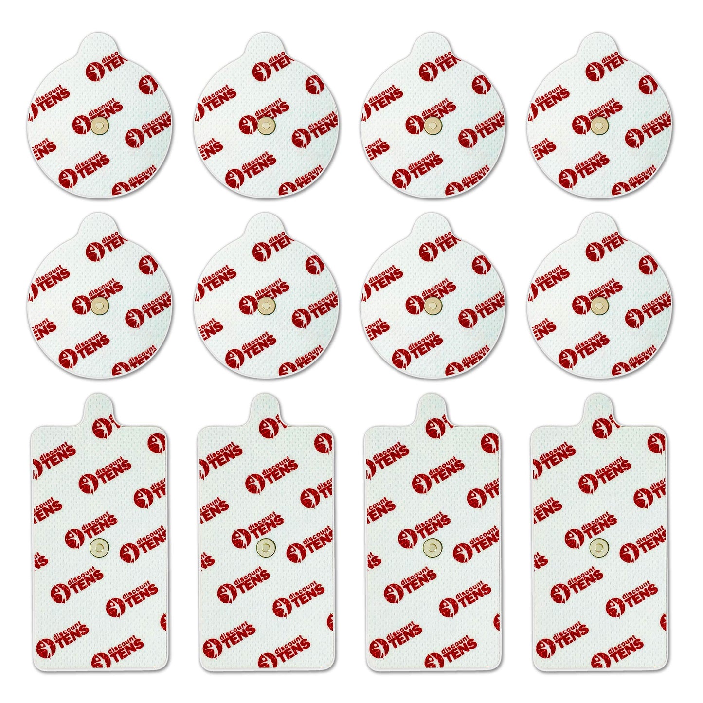 Discount TENS - PowerDot 2.0 Compatible Electrodes – 12 Premium Magnetic Connector Electrodes, Self-Adhesive Muscle Stimulation Pads for Recovery, Performance & Pain Relief. New and Improved!