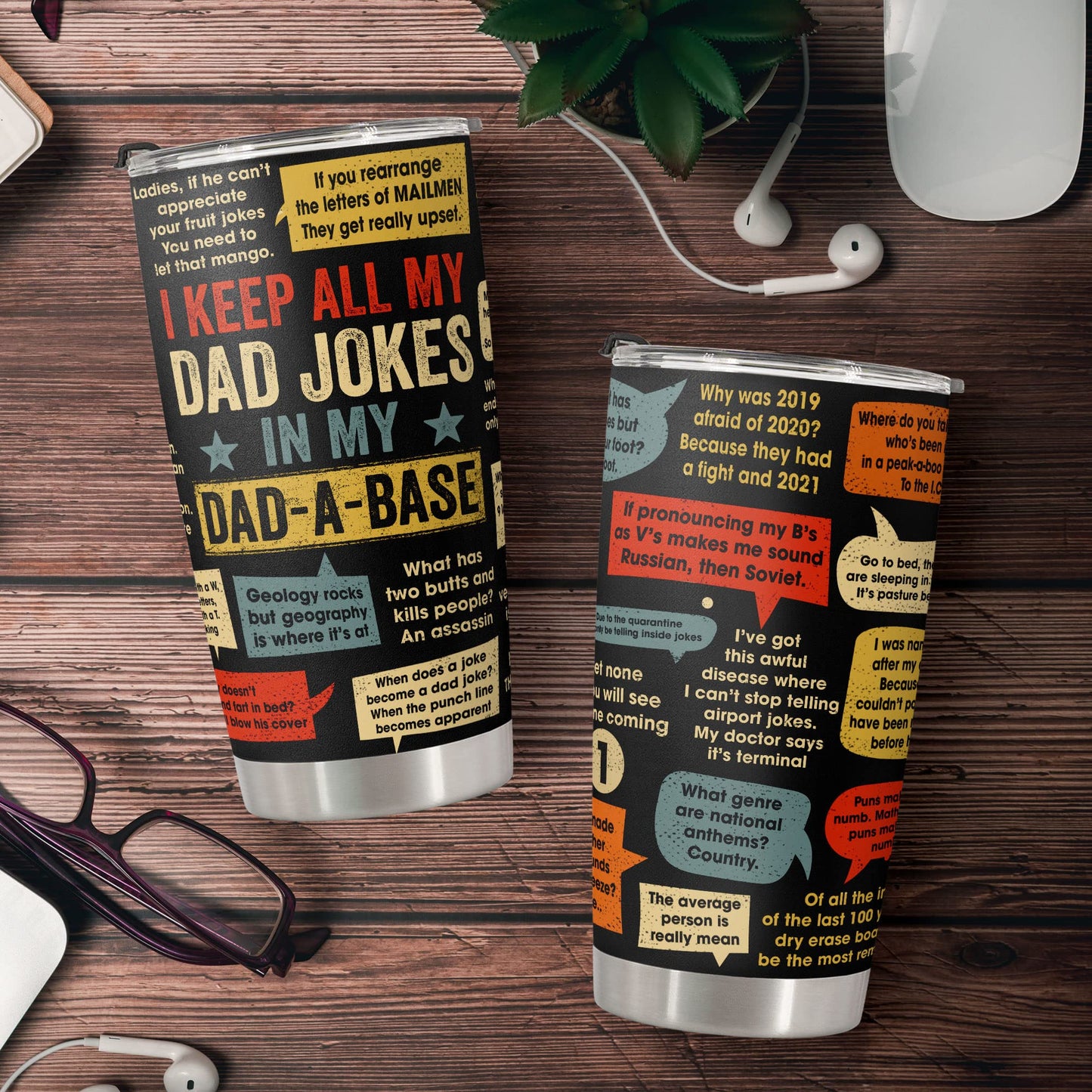 Macorner Gifts For Dad - Stainless Steel Tumbler 20oz - Dad Joke Birthday Gifts for Papa Men Gift - Fathers Day From Daughter Son Wife - Funny Christmas Gift For Men Uncle Brother Grandpa
