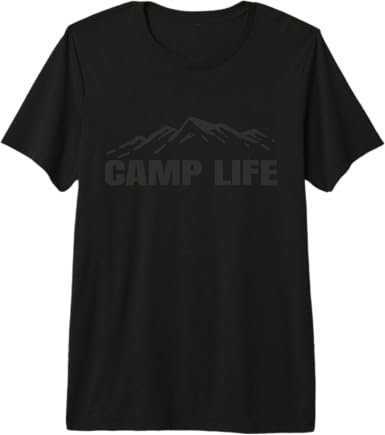 Camp Life Outdoor Camping Adventure Design Premium Tri-Blend T-Shirt
