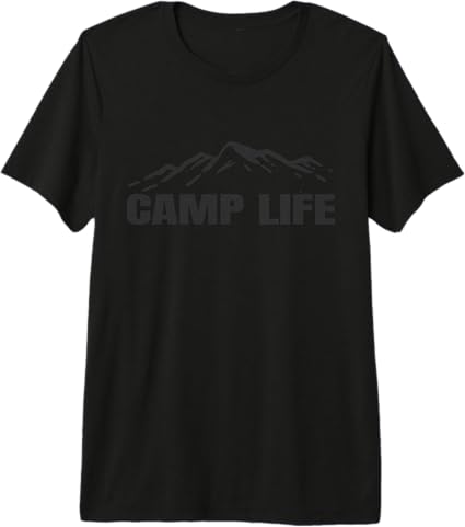 Camp Life Outdoor Camping Adventure Design Premium Tri-Blend T-Shirt