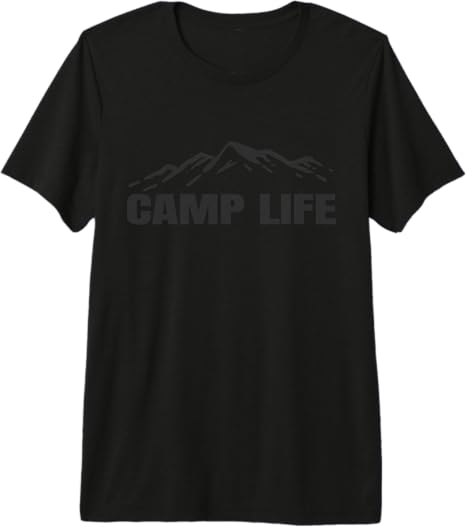 Camp Life Outdoor Camping Adventure Design Premium Tri-Blend T-Shirt