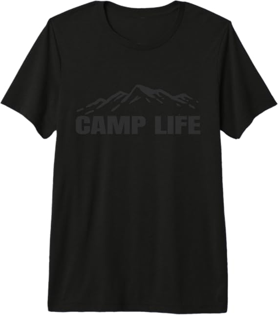Camp Life Outdoor Camping Adventure Design Premium Tri-Blend T-Shirt