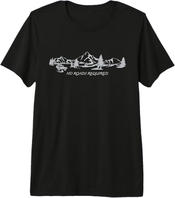 Overland 4x4 off road t shirt. Overlanding camping explorer Premium Tri-blend T-Shirt
