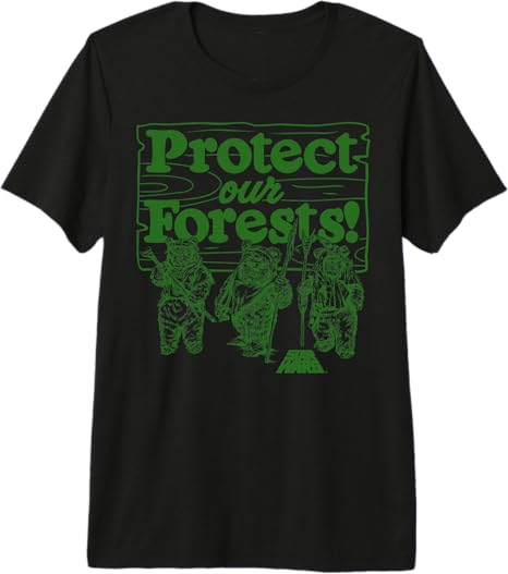 Star Wars Ewoks Protect Our Forests Camp Disney+ Premium Tri-blend T-Shirt