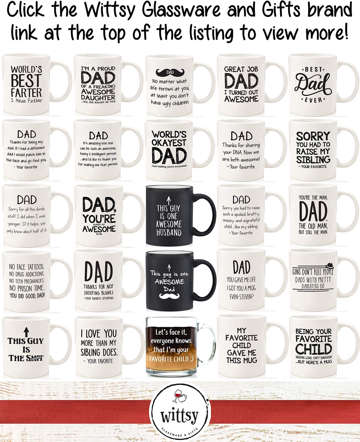 One Awesome Husband Funny Coffee Mug - Anniversary & Valentine's Gifts for Men, Him - Best Husband Gifts from Wife, Wifey, Her - Unique Birthday Present Idea - Fun & Cool Novelty Cup (Matte Black)