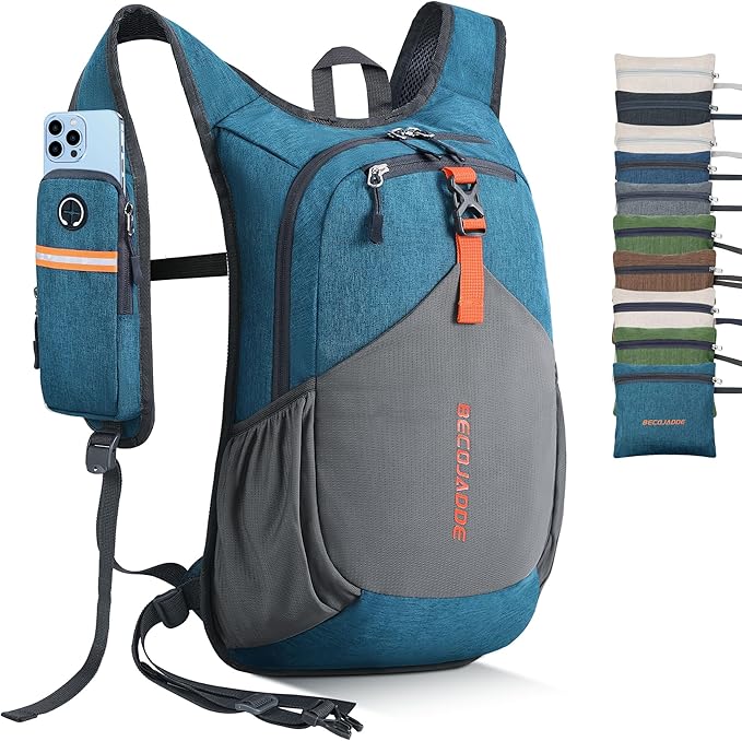 BECOJADDE 20L Small Hiking Backpack for Men Women Foldable Packable Back Pack Ultralight Hiking Daypack for Travel Camping...