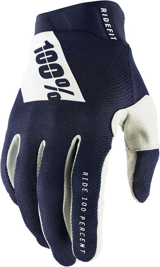 100% RIDEFIT Motocross Gloves - MX Dirt Bike & Powersport Riding Gear for Men