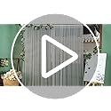 BBTO 2 Panels White Tulle Backdrop Curtain with Lights String for Parties Wedding Bridal Shower Sheer LED White Curtain Ba...