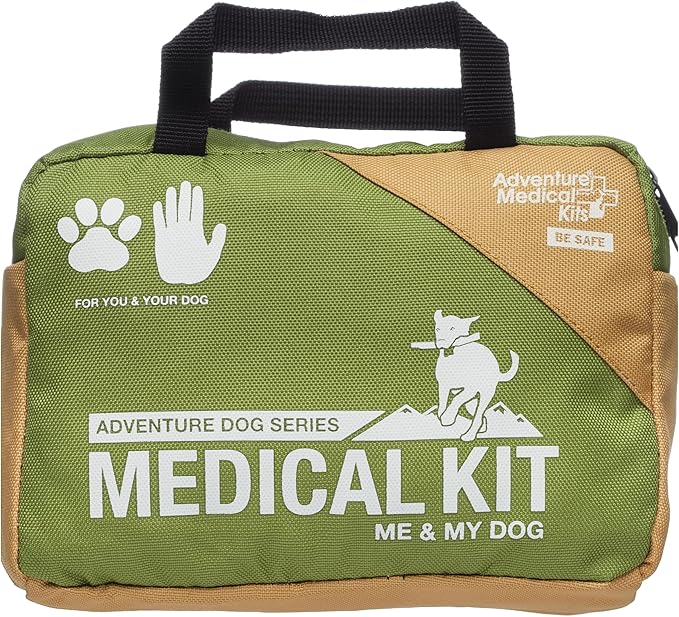 Adventure Medical Kits Me & My Dog Medical Kit - Human & Canine First Aid Essentials - Includes Cold Pack, SOL Emergency B...