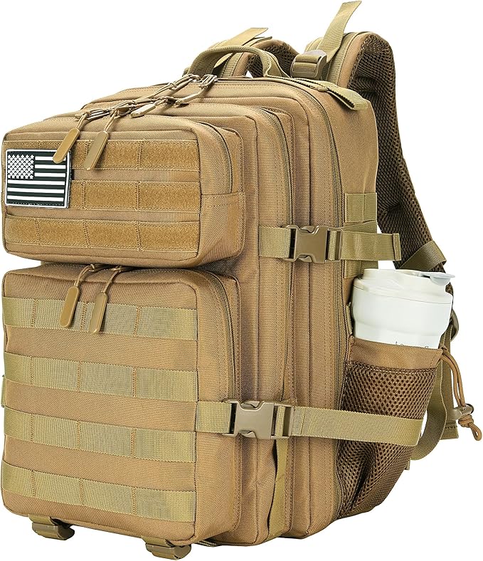 Lovelinks21 25L Military Tactical Backpack Small Assault Pack Molle Daypack for Men and Women for Work Travel Gym Outdoor ...