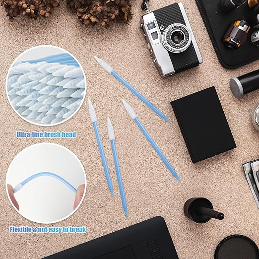 Foam Tip Cleaning Swabs - LUCHOI Thread Cleaning Swab Sticks, Detailing Lab Swab Stick for Inkjet Printer, Camera, Optics Lens, Automotive Detailing (300PCS)