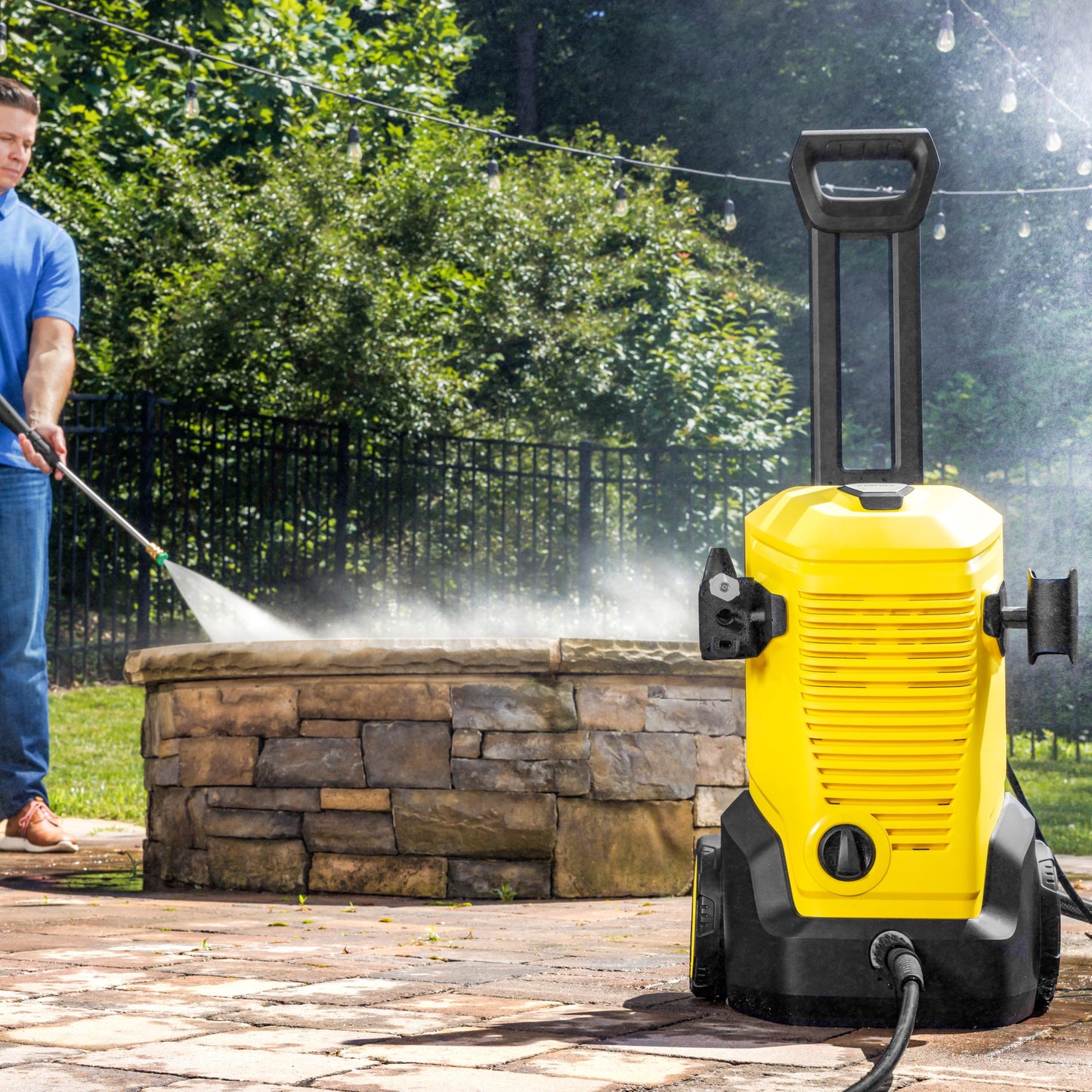 Kärcher K 5 FC 2000 PSI High-Performance Electric Power Pressure Washer with Aluminum Pump and Turbo Cleaning Technology and Foam Cannon for Vehicle Cleaning