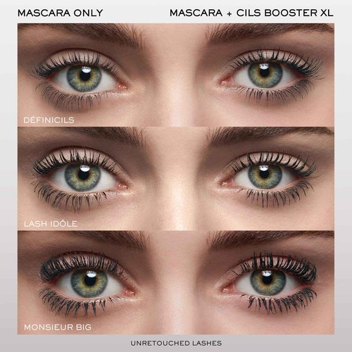 Lancôme Cils Booster XL Enhancing Mascara Primer & Définicils High Definition Black Mascara Duo - Lengthening & Priming Full Size Makeup Set - For Conditioned, Defined & Natural-Looking Lashes