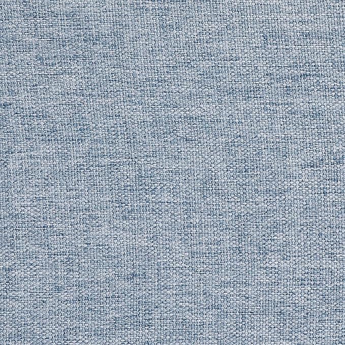 AAAAAcessories D-Shaped Chair Cushions, 2" Thick Dining Chair Pads with Ties and Removable, Machine-Washable Cover, 17" x 16", Set of 8, Light Blue