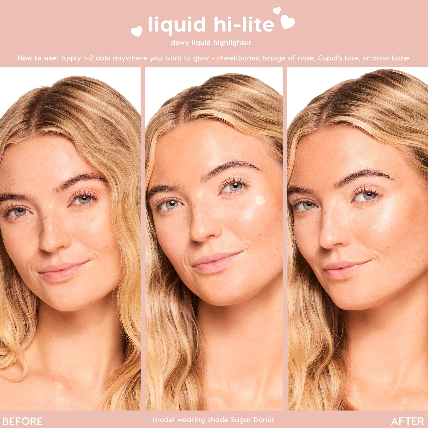 ColourPop Hi-Lite Dewy Liquid Highlighter - Ultra-Reflective Face & Body Illuminator - Glowy Summer Makeup with Hyaluronic Acid
