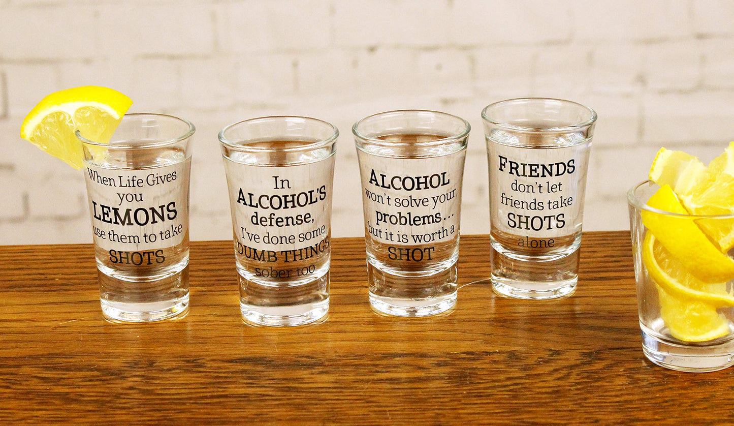 Lillian Rose Party Shot Glasses Set of 4