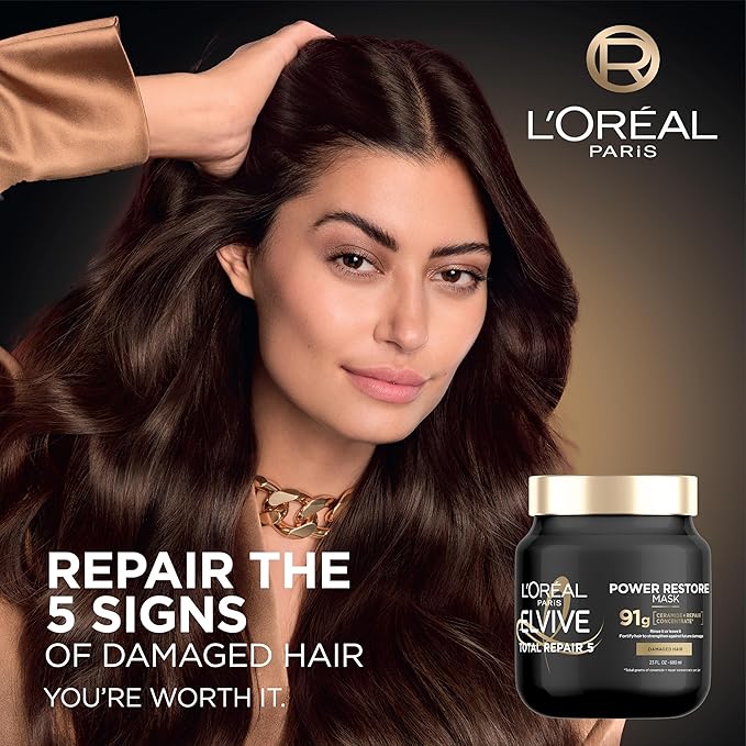 L'Oreal Paris Elvive TR5 Power Restore Multi Use Treatment (Packaging May Vary) (Pack of 6)