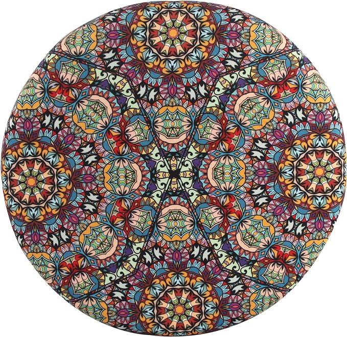 Sigmat Memory Foam Seat Cushion Anti-Slip Soft Round Chair Pad 18 Inch Graphic