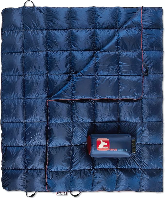 Horizon Hound Down Camping Blanket - Outdoor Travel Quilt | Sustainable, Insulated, Lightweight & Warm Gear for Sleep, Cam...