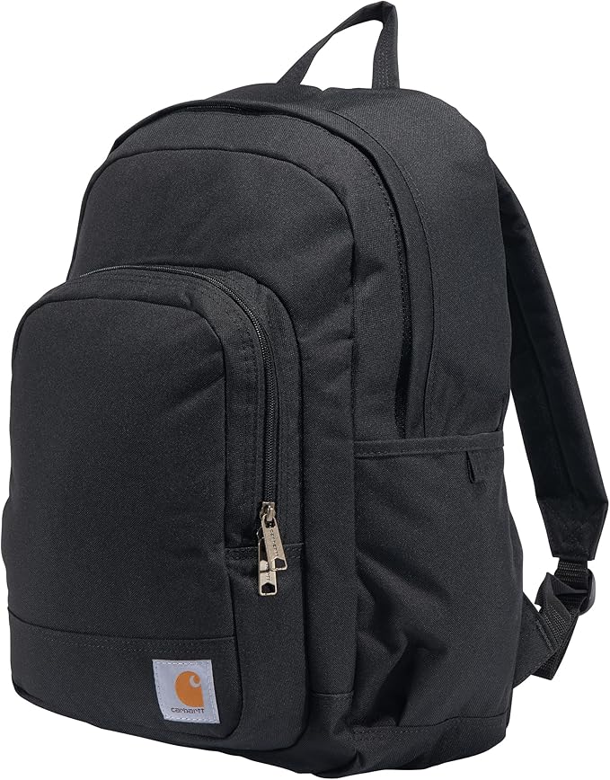 Carhartt 25L Classic Laptop Backpack, Durable Water-Resistant Pack W/ 15" Laptop Sleeve and Multiple Organizational Compar...