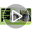 Happy Travel Bike Storage Tent Shed, Outdoor Waterproof Bicycle Covers Shelter with Window for 2/3/4/6 Bikes,Oversized Out...