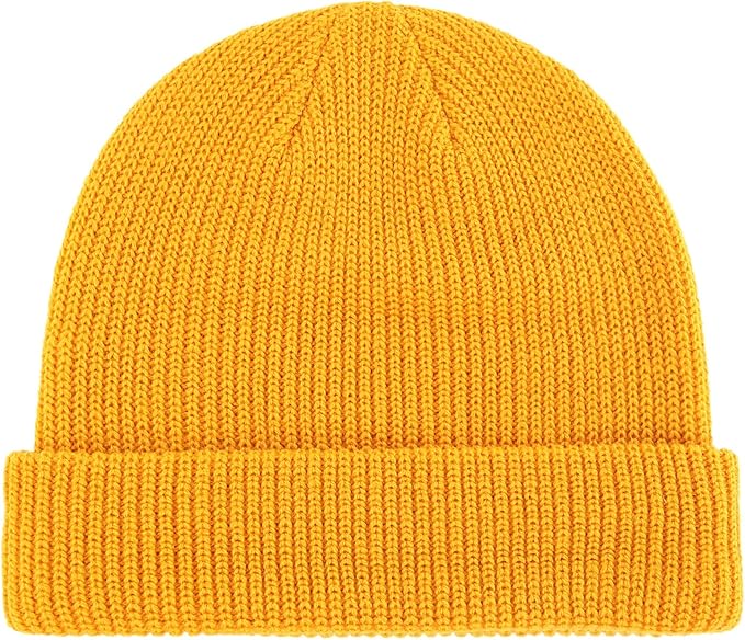 Connectyle Classic Double Layer Knit Beanie Hat Warm Thick Acrylic Winter Hats Daily Cuffed Beanies Watch Hat for Men Women