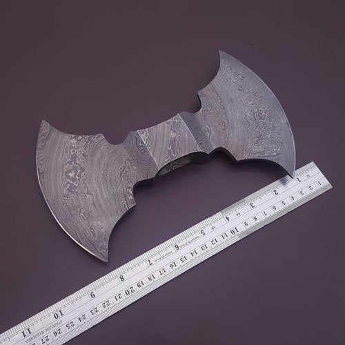 JNR Traders Damascus Double Headed Axe, Handmade Double Edge, Double Bit 2038