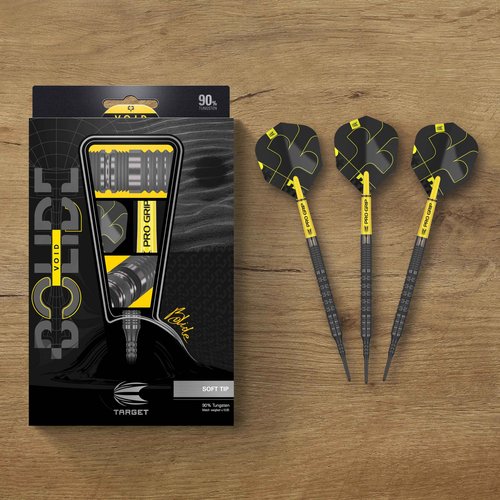 Target Darts Bolide Void 10 21G 90% Tungsten Soft Tip Darts Set