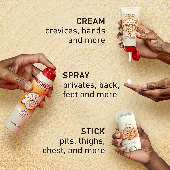 Old Spice Whole Body Deodorant Spray for Men, Aluminum Free, Fiji Scent, 24/7 Odor Protection, 24/7 Lasting Freshness, Dermatologist Tested, Gentle on Skin, Safe to Use All Over, 3.5 oz
