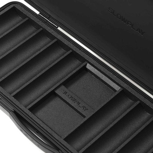 SLOWPLAY Godel Poker Chip Case | High-end Carrying Case, Full Protection for Poker Chips, German Polycarbonate Shell, Super Portable & Sturdy (300pcs Chips Capacity, For 39/40mm Chips)