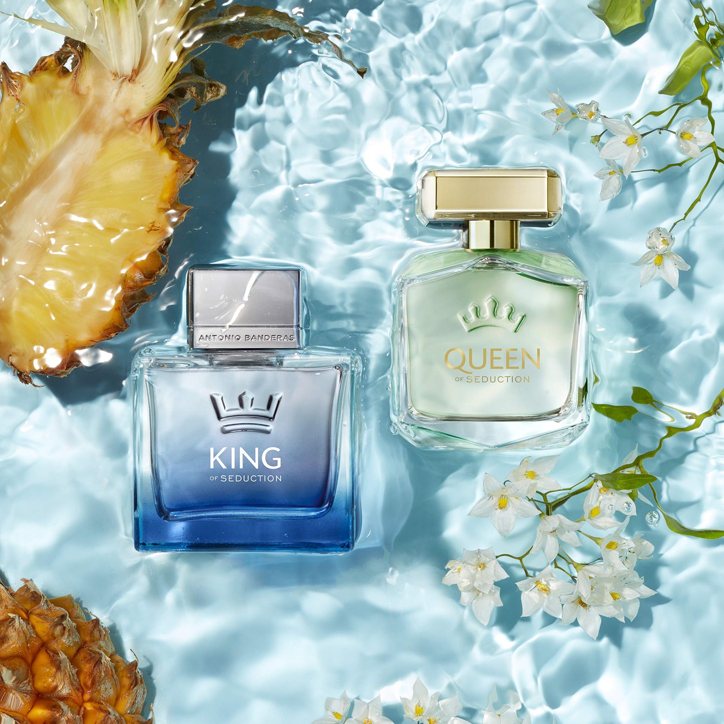 Banderas Antonio Perfumes - King of Seduction - Eau de Toilette for Men - Long Lasting - Masculine, Intense and Energetic Fragrance - Bergamot and Apple Notes - Ideal for Day Wear - 3.4 Fl Oz