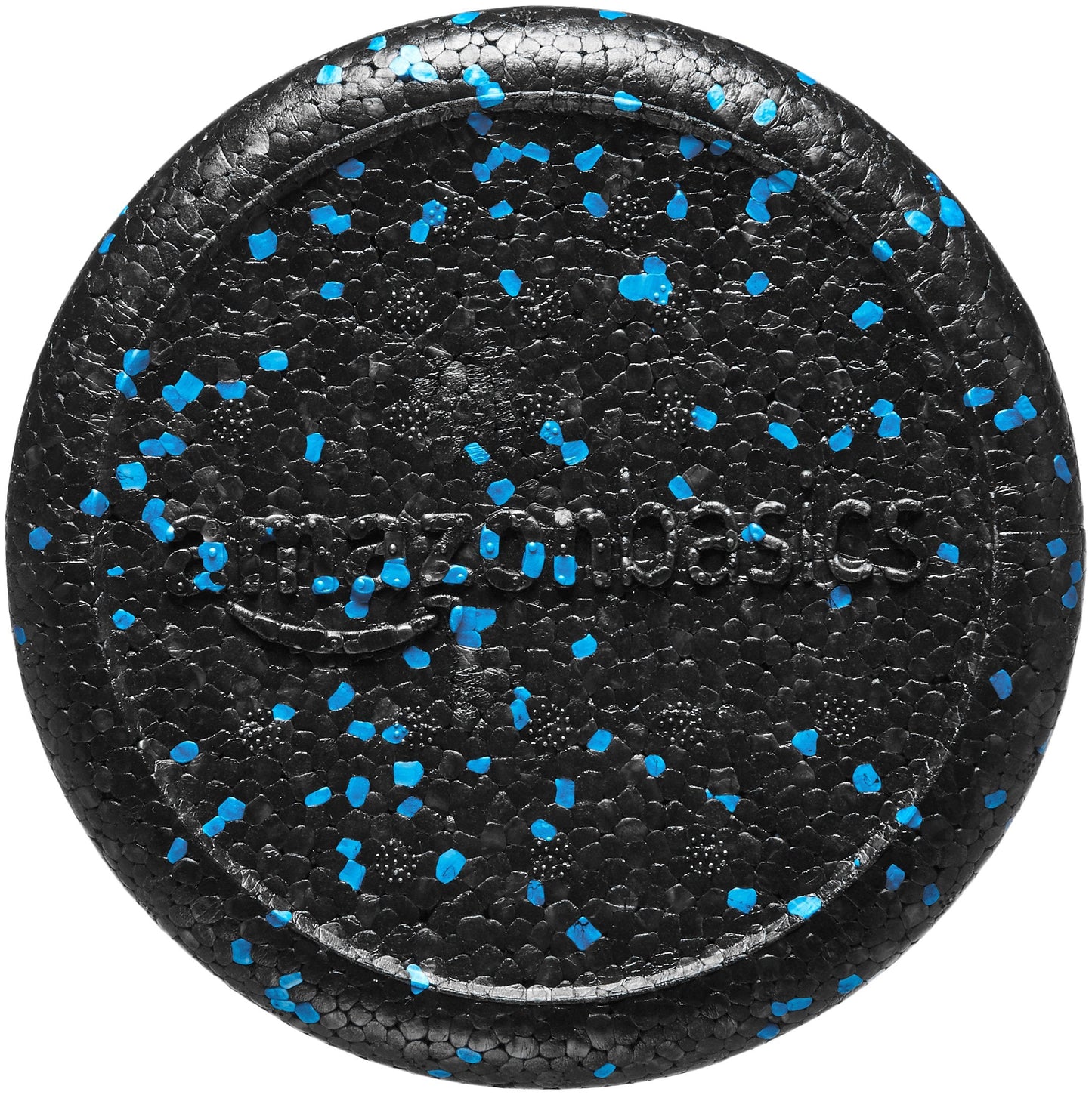 Amazon Basics High Density Foam Roller for Exercise and Recovery, 18 Inches, Blue Speckled