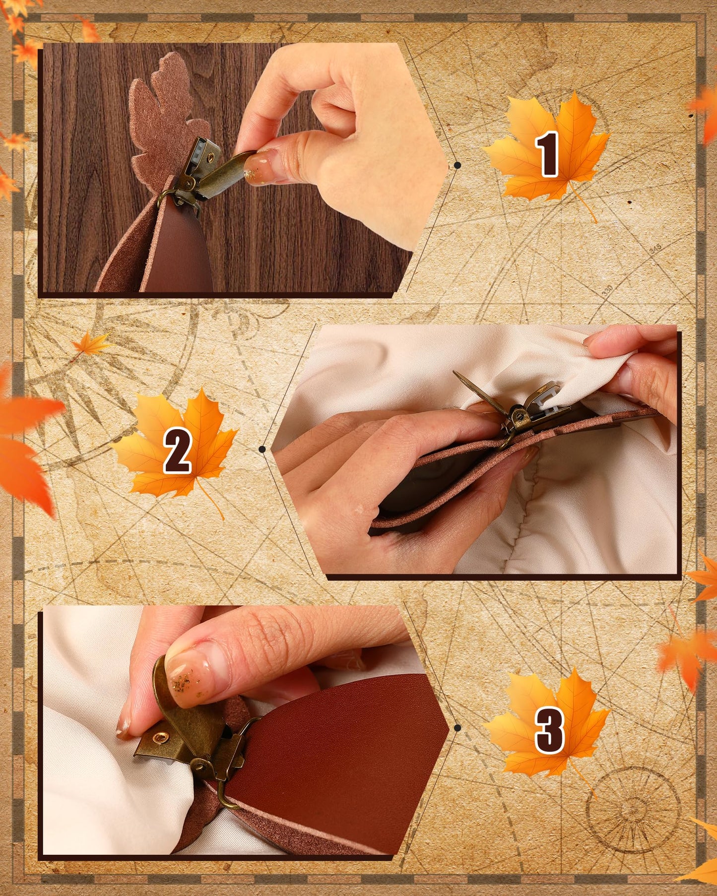 Twistover 6 Pcs Women Renaissance Accessories Leaf Belt Bag Medieval Viking Belt Potion Bottles Leather Skirt Hikes(Green, Brown,Classic)