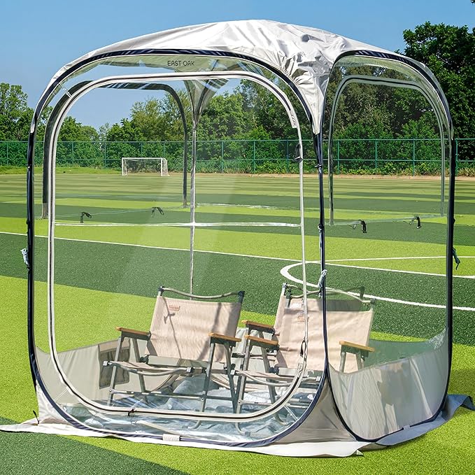 East Oak Weather Sports Tent for Fishing, Sports Event | Pop Up Bubble Tent Instant Sun & Rain Shelter | No Condensation, ...