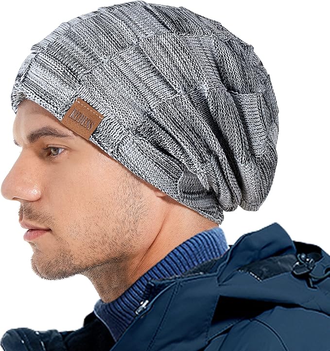 REDESS Beanie Hat for Men and Women Winter Warm Hats Knit Slouchy Thick Skull Cap