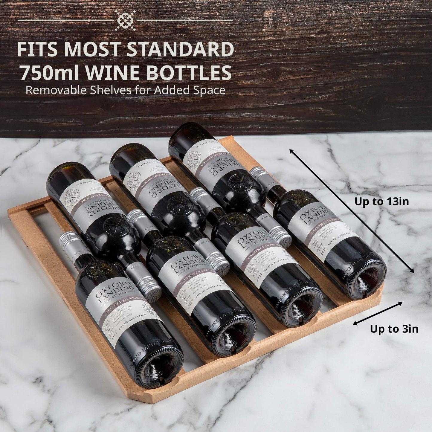 Ivation 43 Bottle Dual Zone Wine Cooler Refrigerator w/Lock | Large Freestanding Wine Cellar For Red, White, Champagne & Sparkling Wine | 41f-64f Digital Temperature Control Fridge Stainless Steel