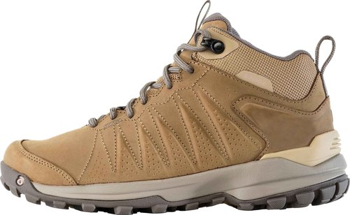 Oboz Women's Sypes Mid Leather B-Dry Waterproof Hiking Shoe, Acorn, 5
